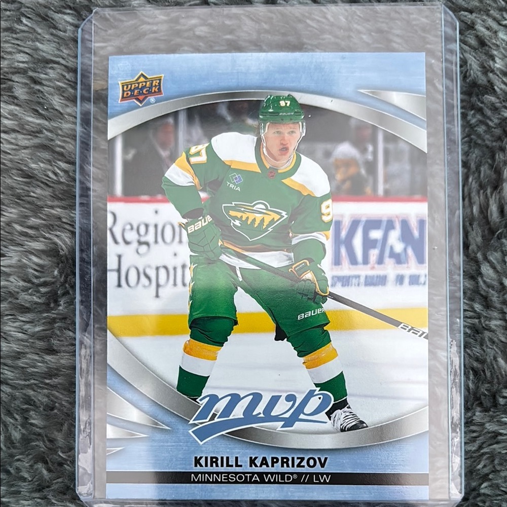 Upper Deck Kirill Kaprizov MVP Hockey Card